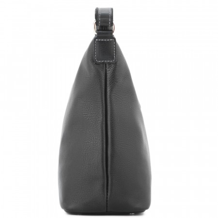 Женская кожаная сумка "Долорес" (черный)