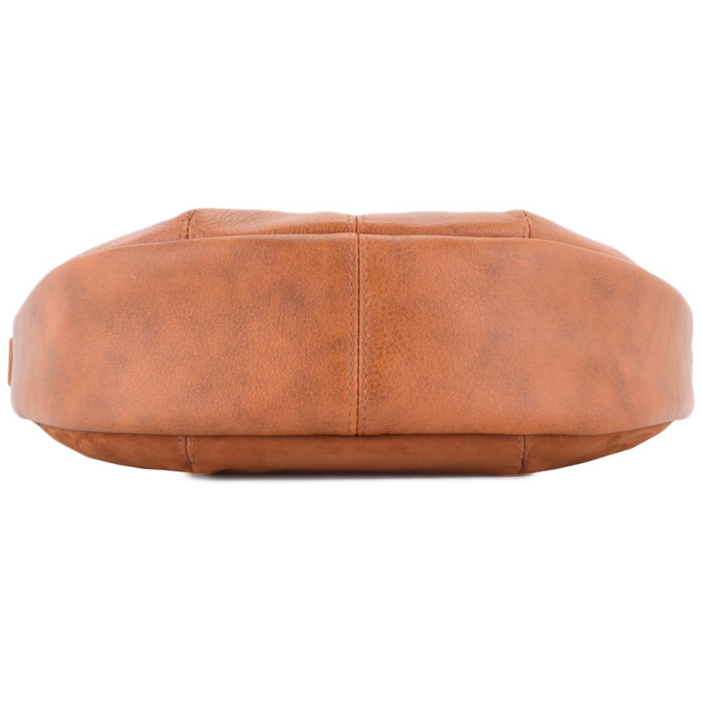 Женская кожаная сумка "Ладога" (рыжая)