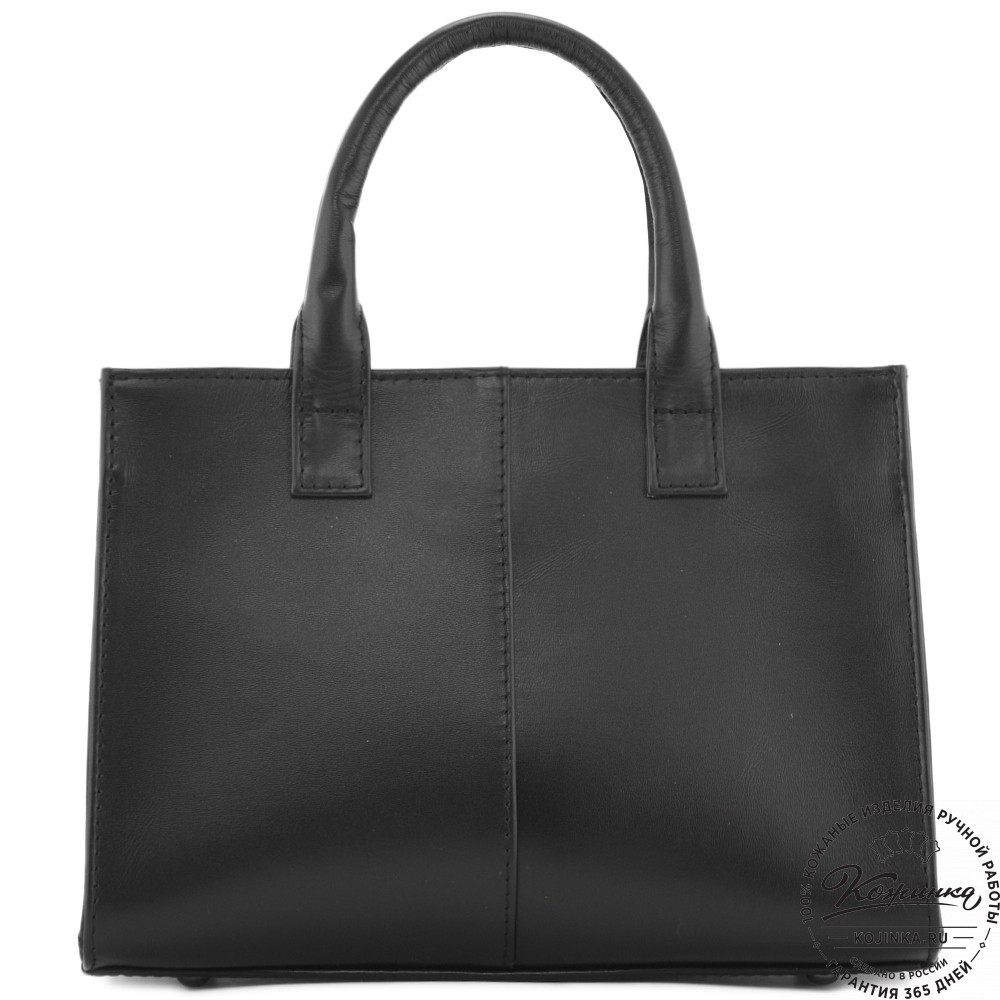 Женская кожаная сумка "Анабель" (черная)