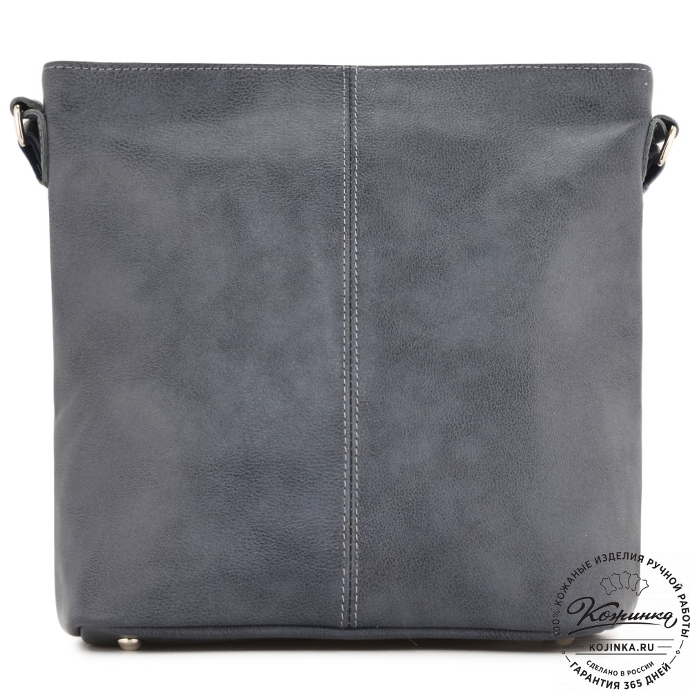 Женская кожаная сумка "Долорес" (джинс)