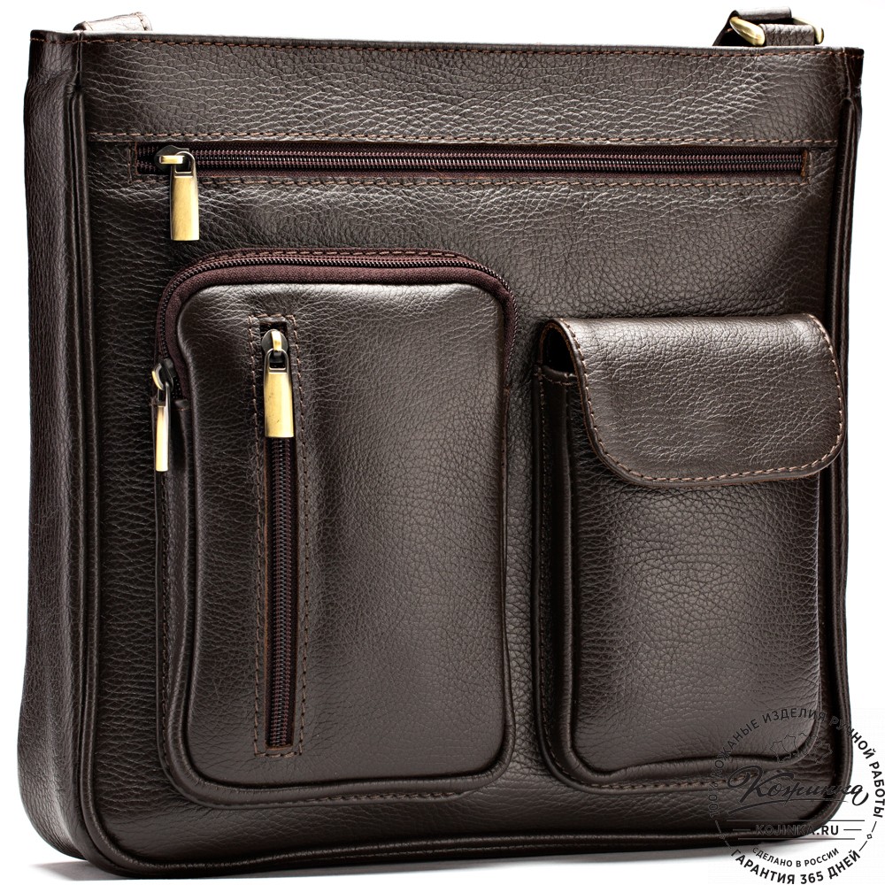 Кожаная сумка "Боб" (коричневая)