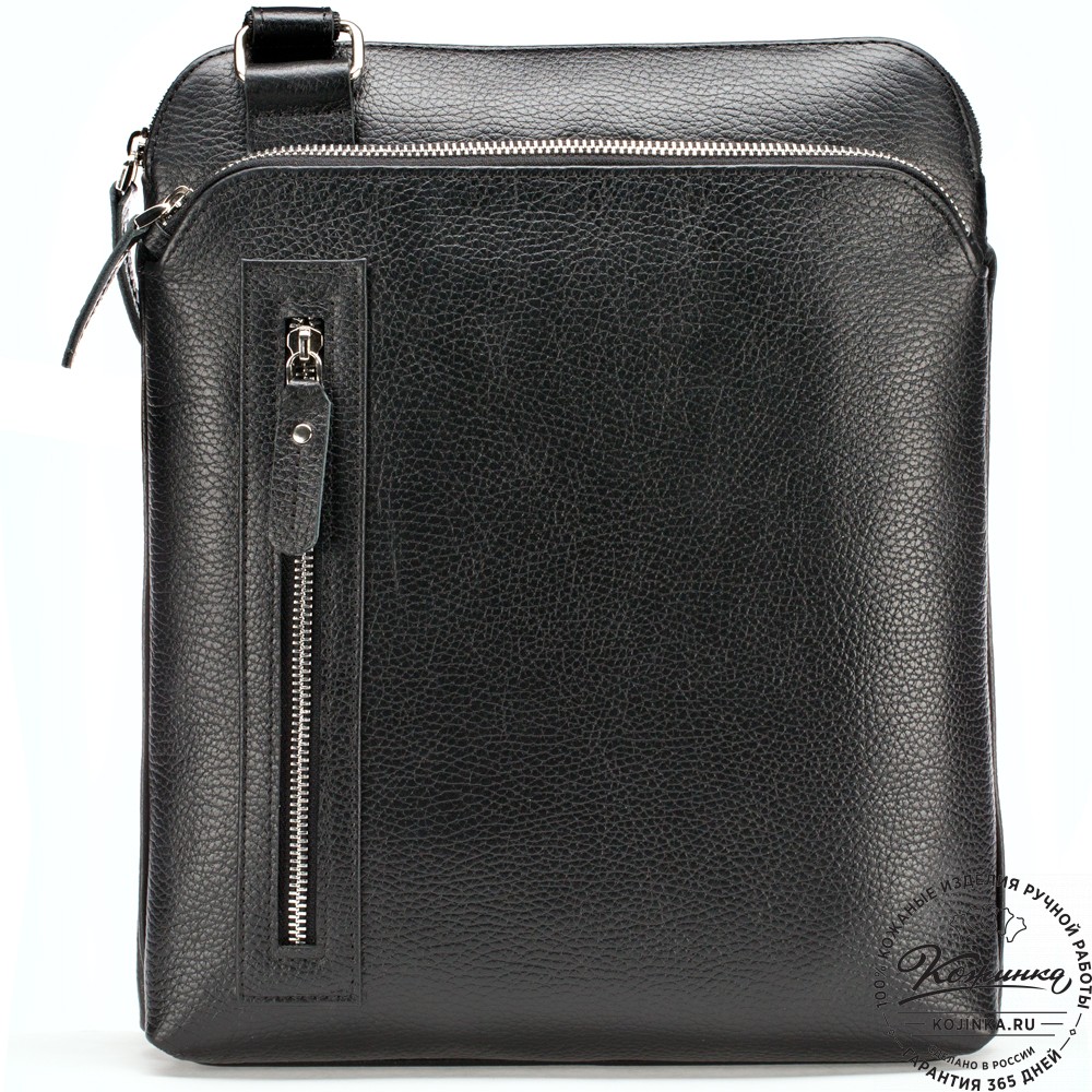 Кожаная сумка "Дороти" (чёрная)