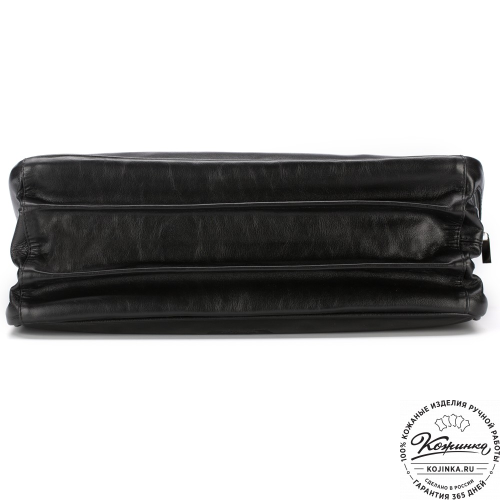 Кожаный портфель "Саймон" (черный)
