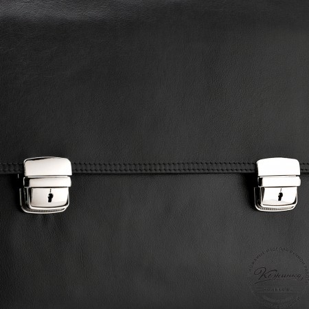 Кожаный портфель "Саймон" (черный)