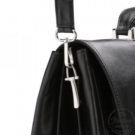 Кожаный портфель "Саймон" (черный)