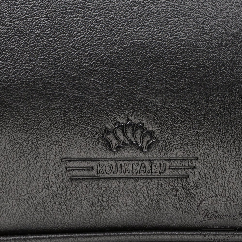 Кожаный портфель "Саймон" (черный)
