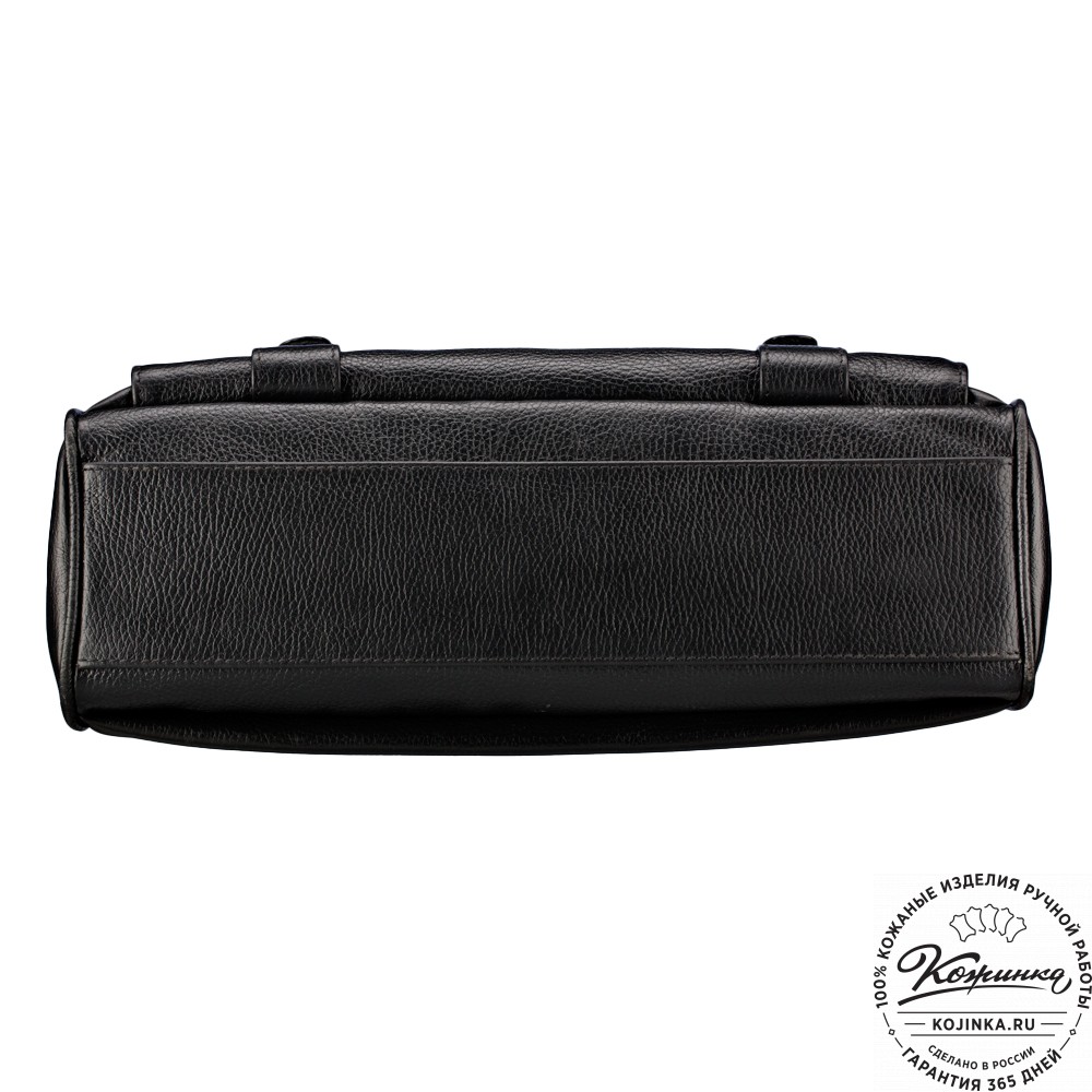 Кожаный портфель "Версаль" (черный)