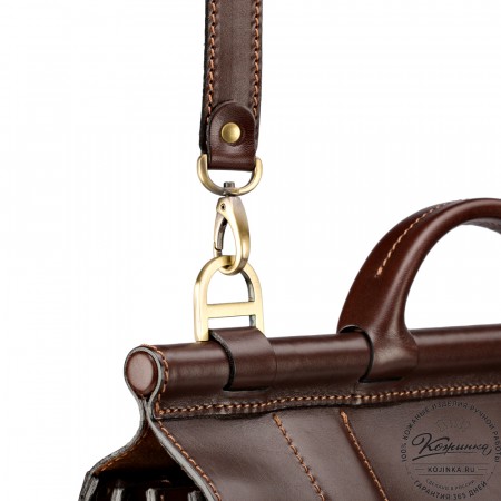 Кожаный портфель "Префект" (коричневый)