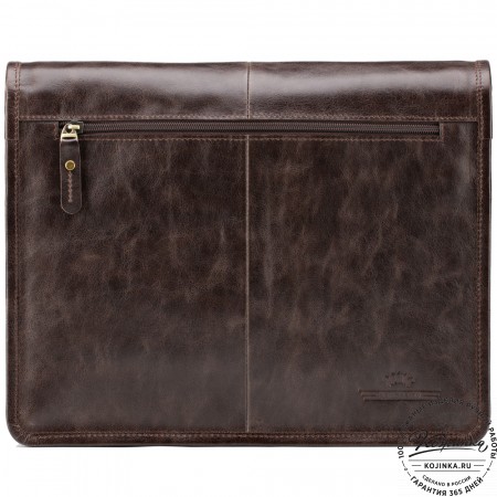 Кожаная сумка "Винсент" (темно-коричневый антик)