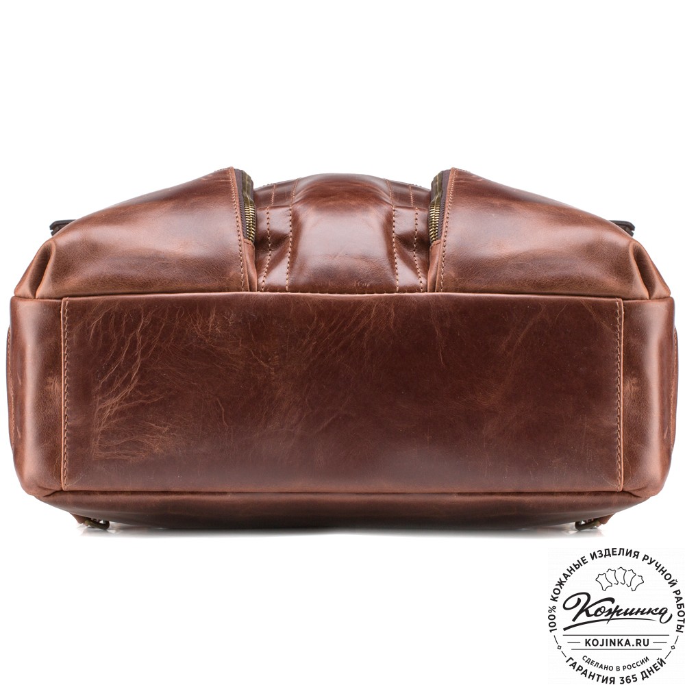 Кожаный рюкзак "Джейкоб" (коричневый воск)