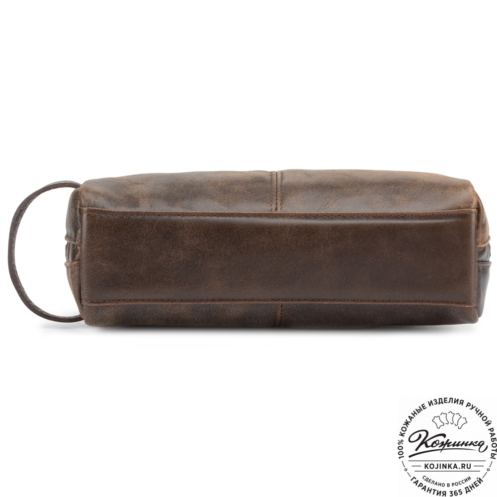 Кожаный несессер "Гремлин" (коричневая наппа)