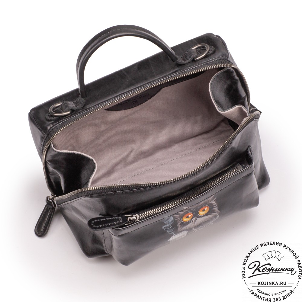 Женская кожаная сумка "Крис" "Утренняя сова"