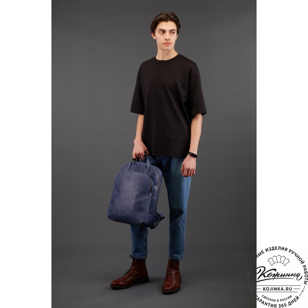 Кожаный рюкзак "Артур" (коричневый)