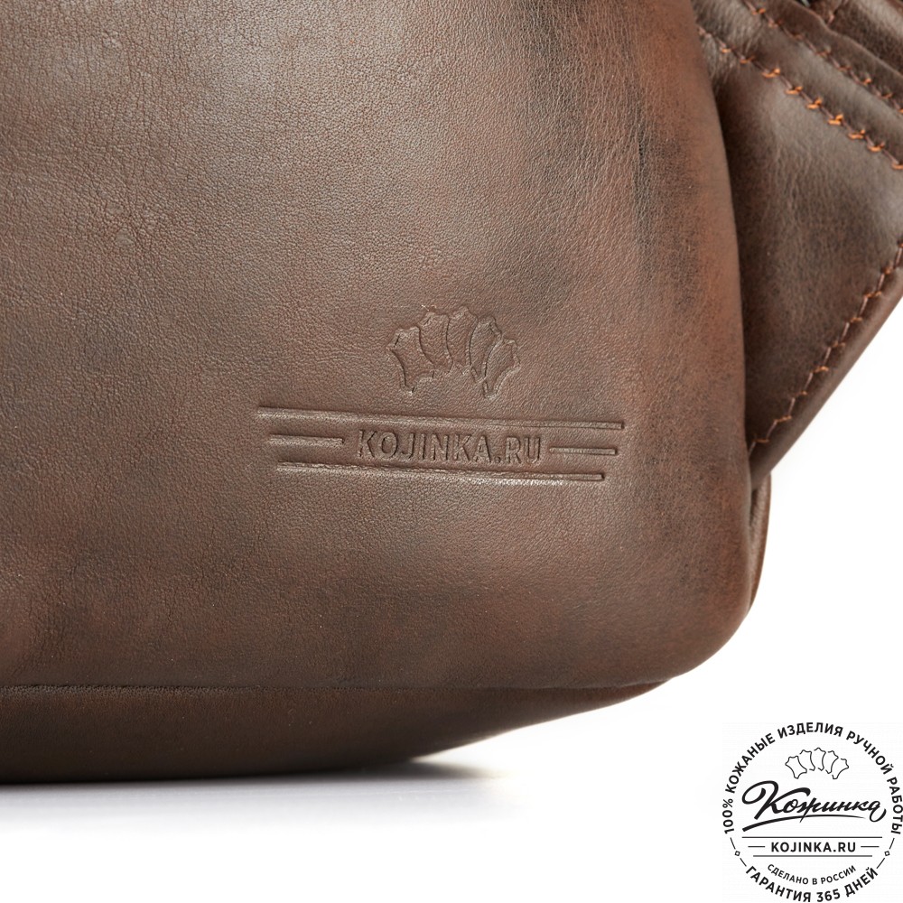 Кожаный рюкзак "Артур" (коричневый)