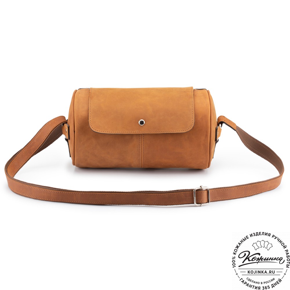 Кожаная сумка "Джерри" (коричневый крейзи)