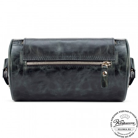 Кожаная сумка "Джерри" (чёрный антик)