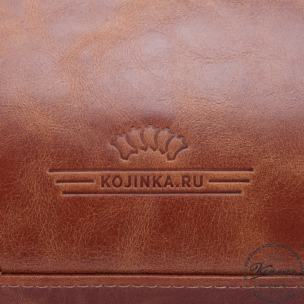 Кожаный портфель "Александрия" (рыжий антик)