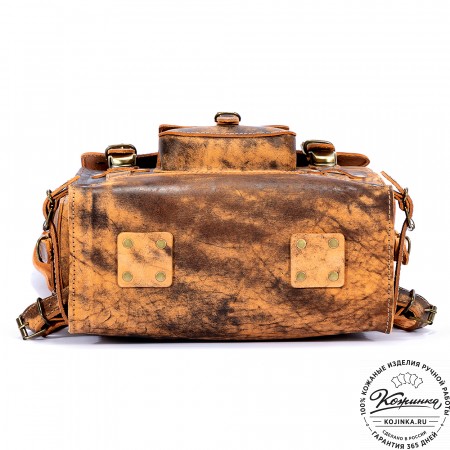 Кожаный ранец "Максимус 3" (старение)