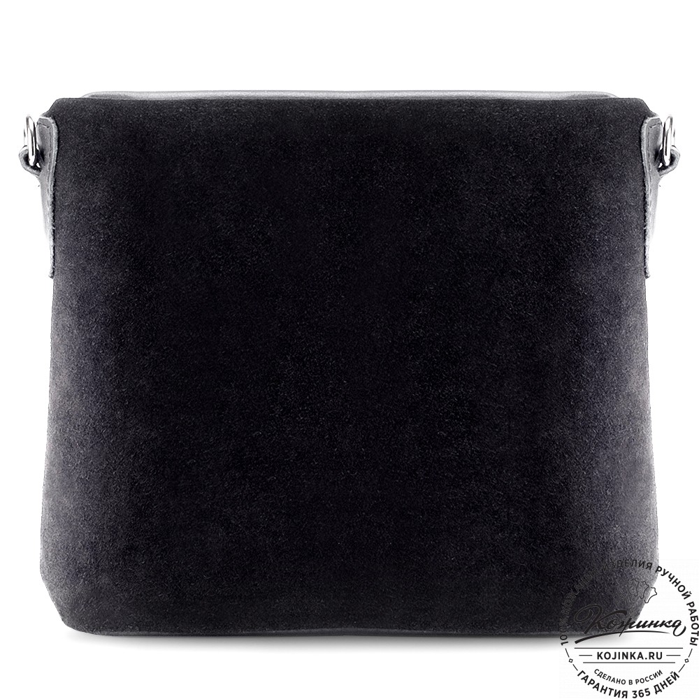 Женская кожаная сумка "Саманта" (чёрная)