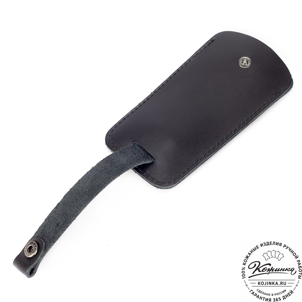 Кожаная ключница "Дерби" (чёрная)