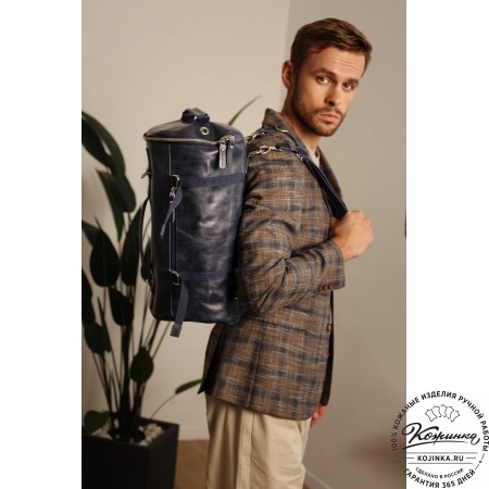  Кожаная сумка-трансформер "Скаут" (коричневый крейзи)