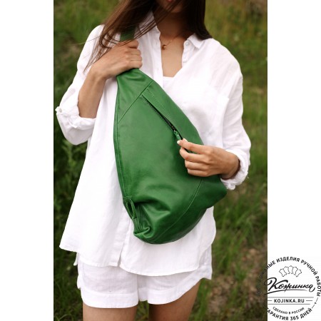 Кожаный рюкзак "Африка" (рыжая гладкая кожа) 