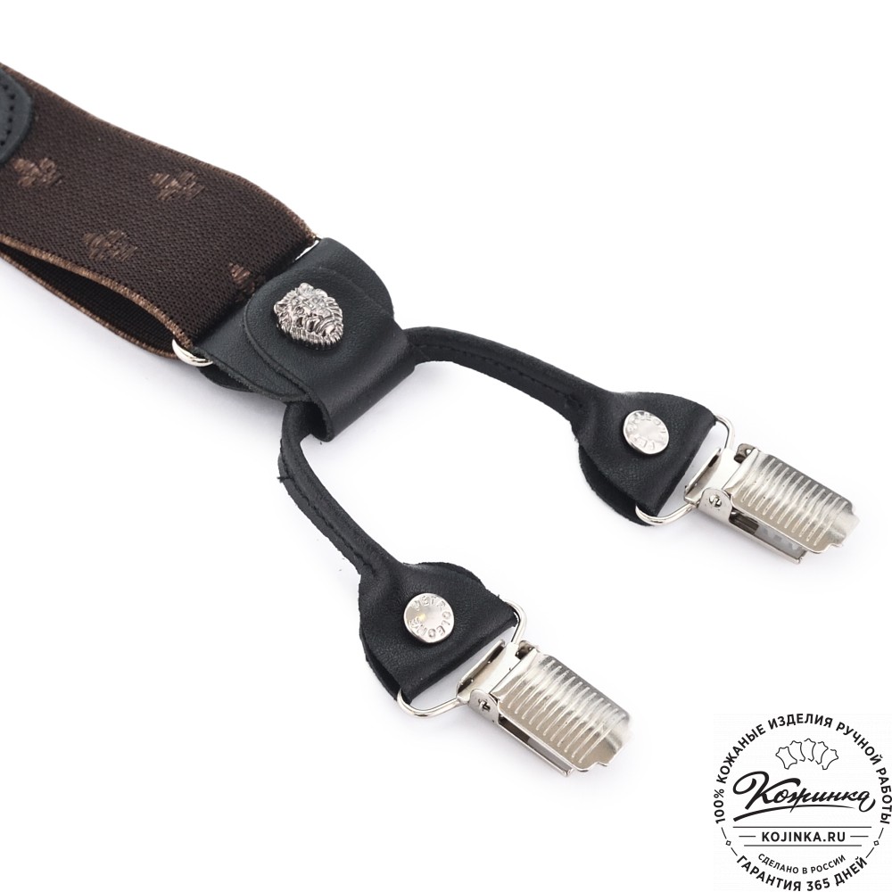  Подтяжки подарочные (коричневые)