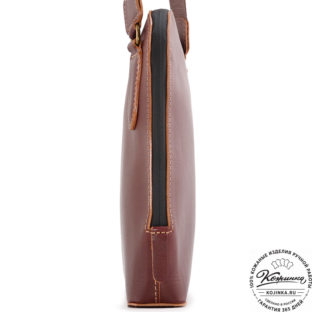 Кожаная сумка "Родос" (коричневая)