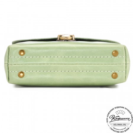  Кожаная сумка "Калифорния Нью" (мята)