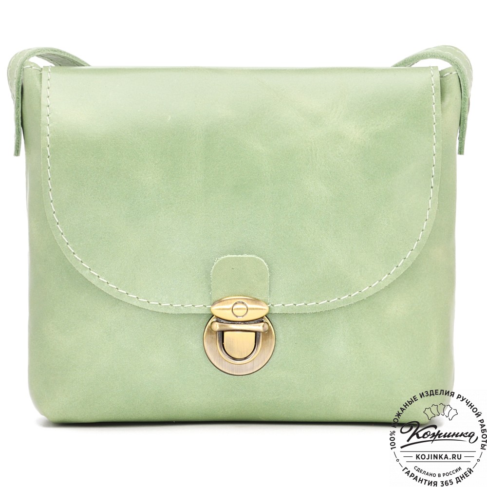  Кожаная сумка "Калифорния Нью" (мята)
