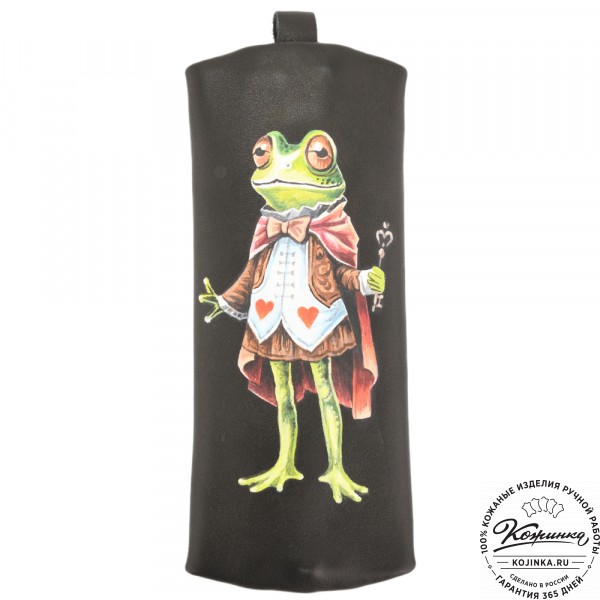 Кожаная ключница «Соло» "Лягушка". фото 1