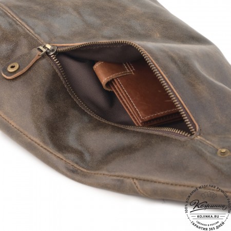 Кожаный рюкзак "Африка" (коричневый наппа)