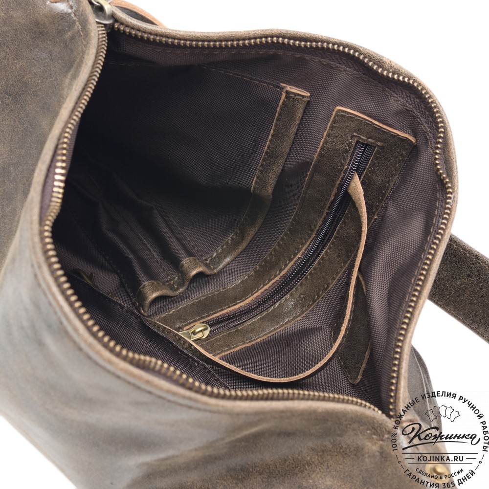 Кожаный рюкзак "Африка" (коричневый наппа)