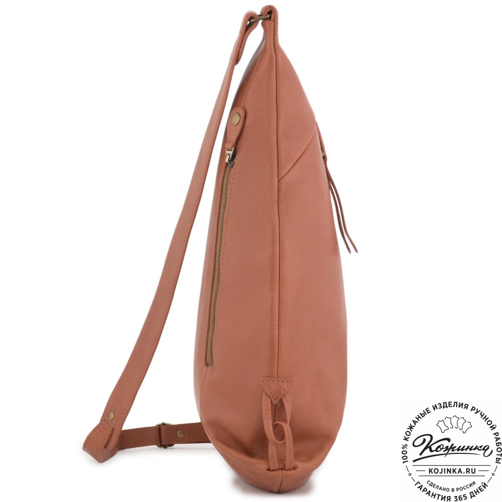 Кожаный рюкзак "Африка" (рыжая гладкая кожа) 