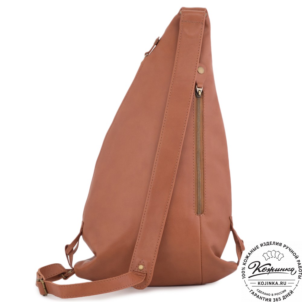 Кожаный рюкзак "Африка" (рыжая гладкая кожа) 
