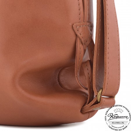Кожаный рюкзак "Африка" (рыжая гладкая кожа) 
