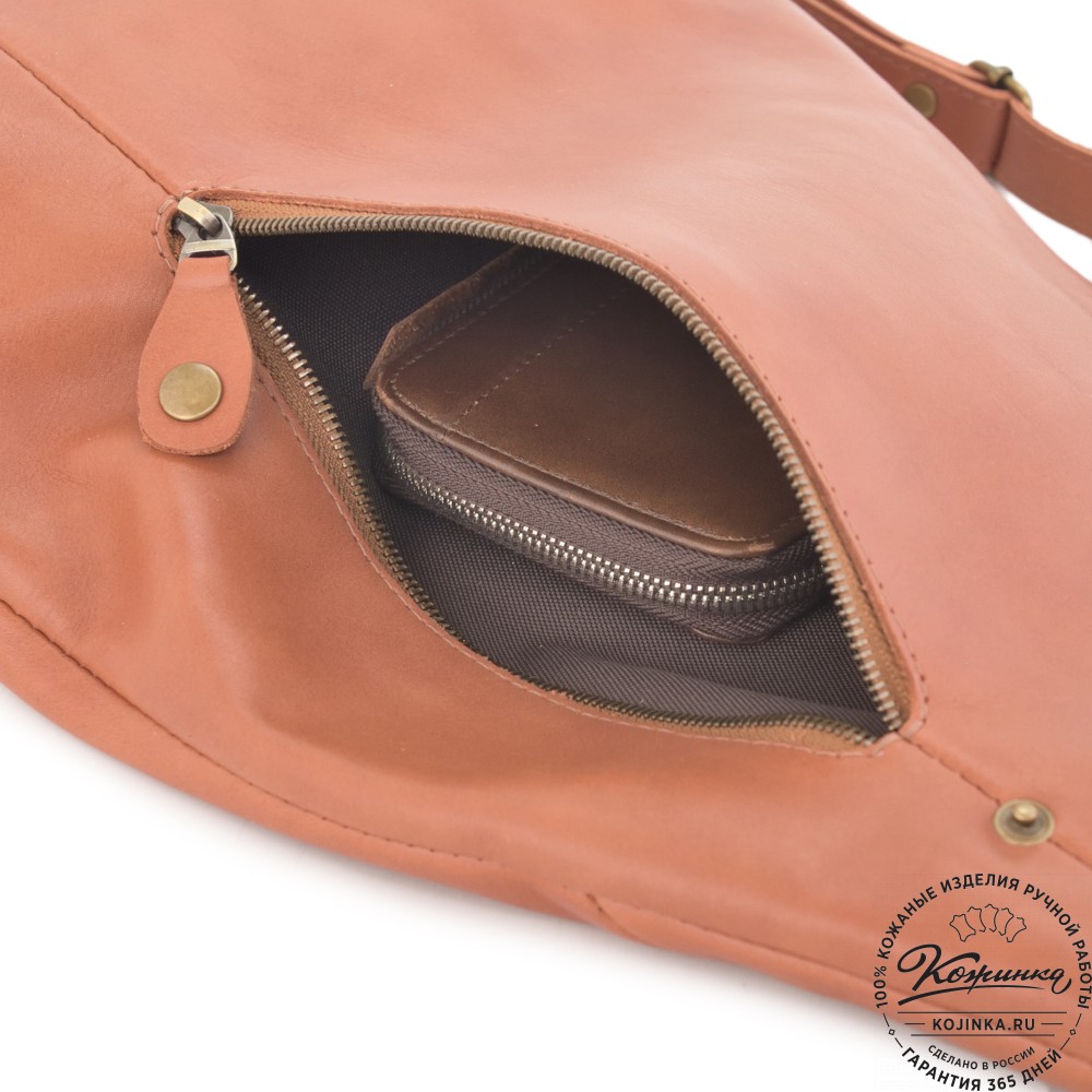 Кожаный рюкзак "Африка" (рыжая гладкая кожа) 