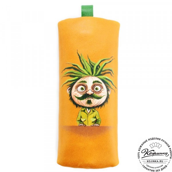 Кожаная ключница «Соло» "Чиполлино" (желтый) . фото 1