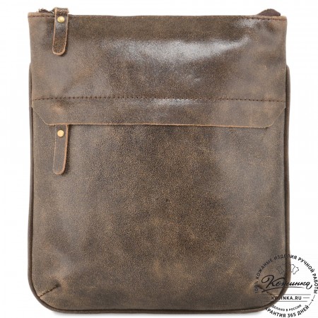 Мужская кожаная сумка "Говард" (коричневая наппа)