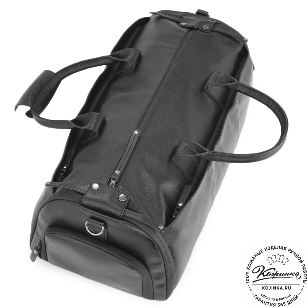 Кожаная сумка-портплед "Титан" (черный)
