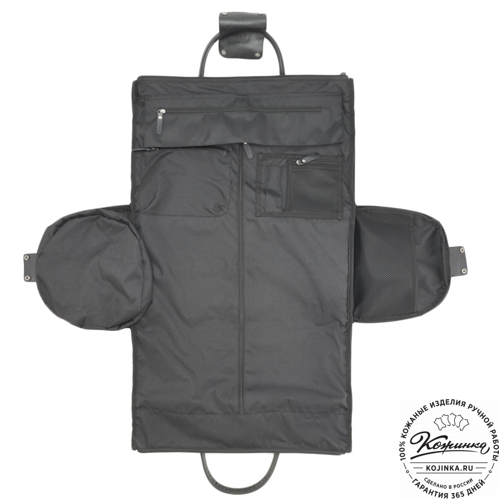 Кожаная сумка-портплед "Титан" (черный)