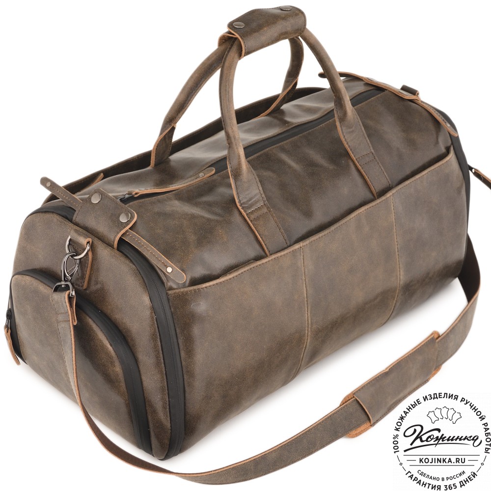 Кожаная сумка-портплед "Титан" (коричневая наппа)