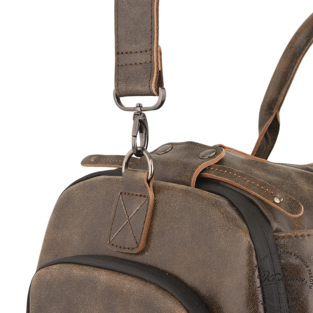 Кожаная сумка-портплед "Титан" (коричневая наппа)