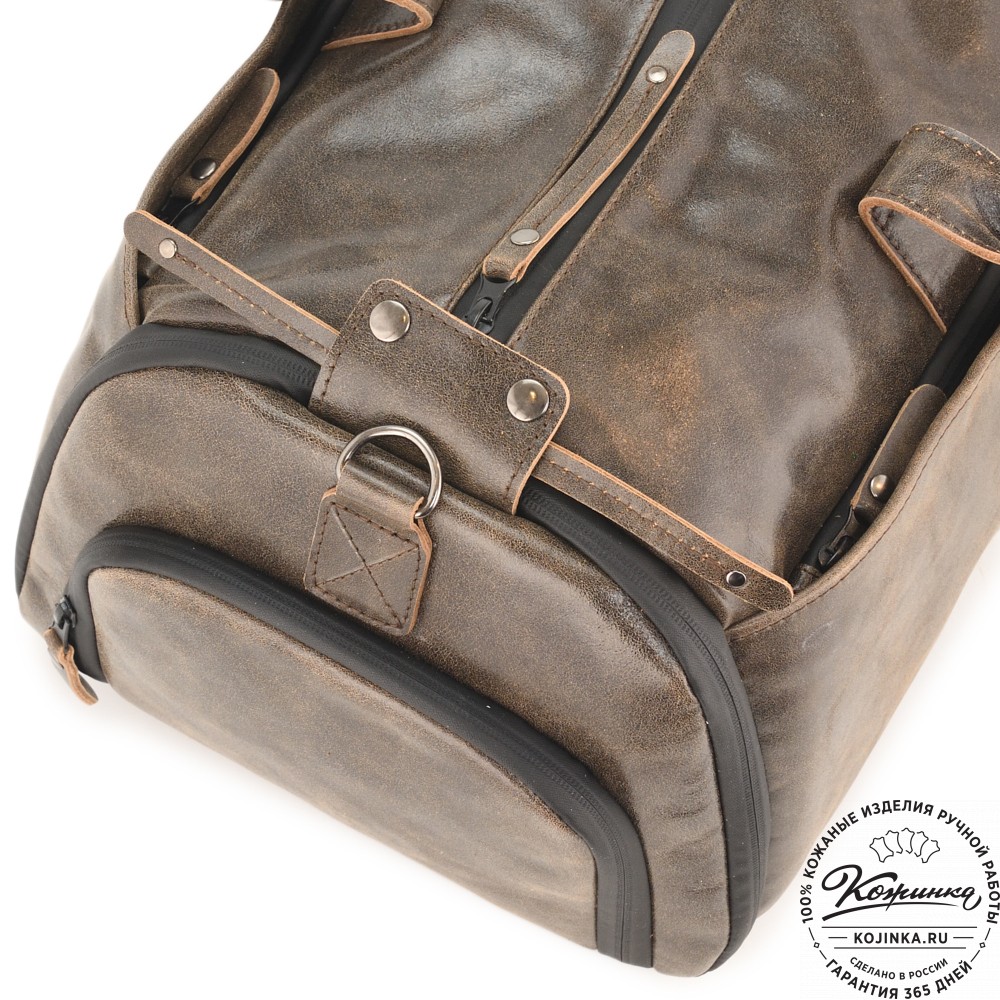 Кожаная сумка-портплед "Титан" (коричневая наппа)