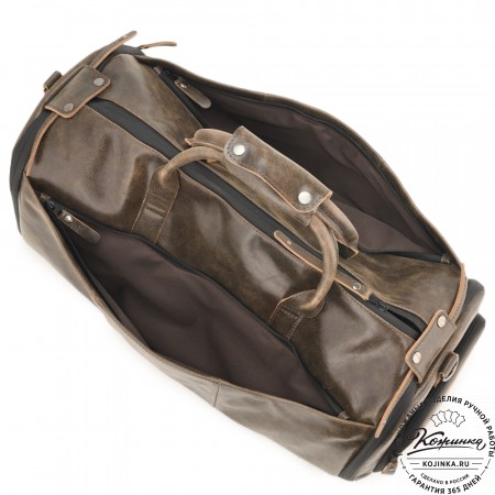 Кожаная сумка-портплед "Титан" (коричневая наппа)