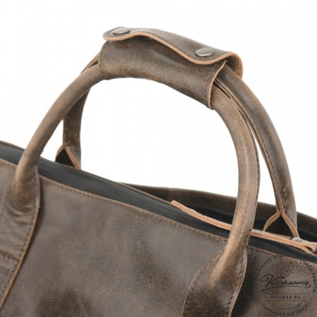 Кожаная сумка-портплед "Титан" (коричневая наппа)