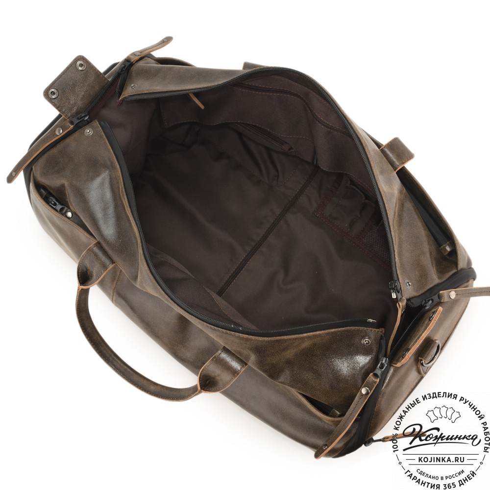 Кожаная сумка-портплед "Титан" (коричневая наппа)
