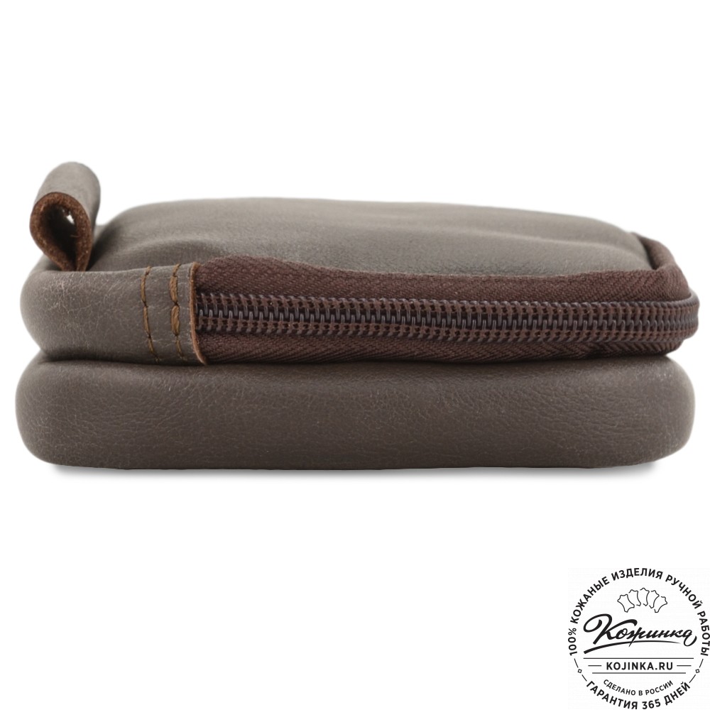 Кожаный клатч "Денвер" (темно-коричневый)