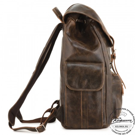 Кожаный рюкзак "Ганнибал" (коричневая наппа)