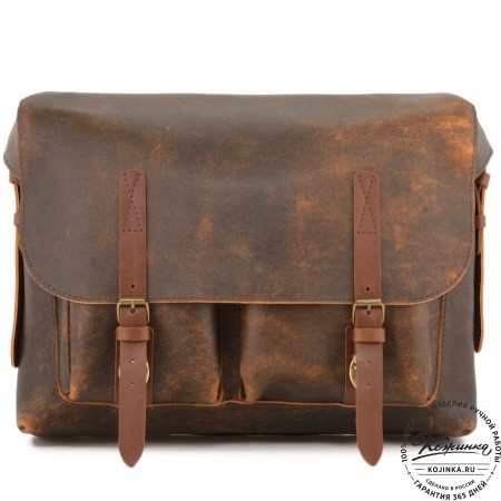 Кожаная сумка "Форман" (коричневый эксклюзив)